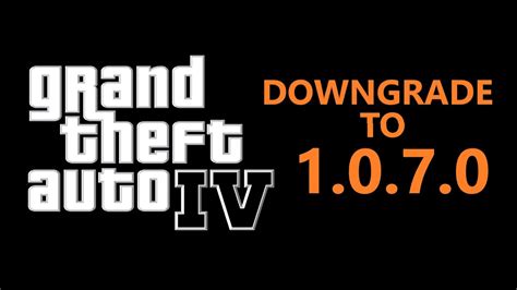 gta iv downgrader|Gillian's GTA IV Downgrade Utility (1.0.8.0/1.0.7.0, ZolikaPatch .